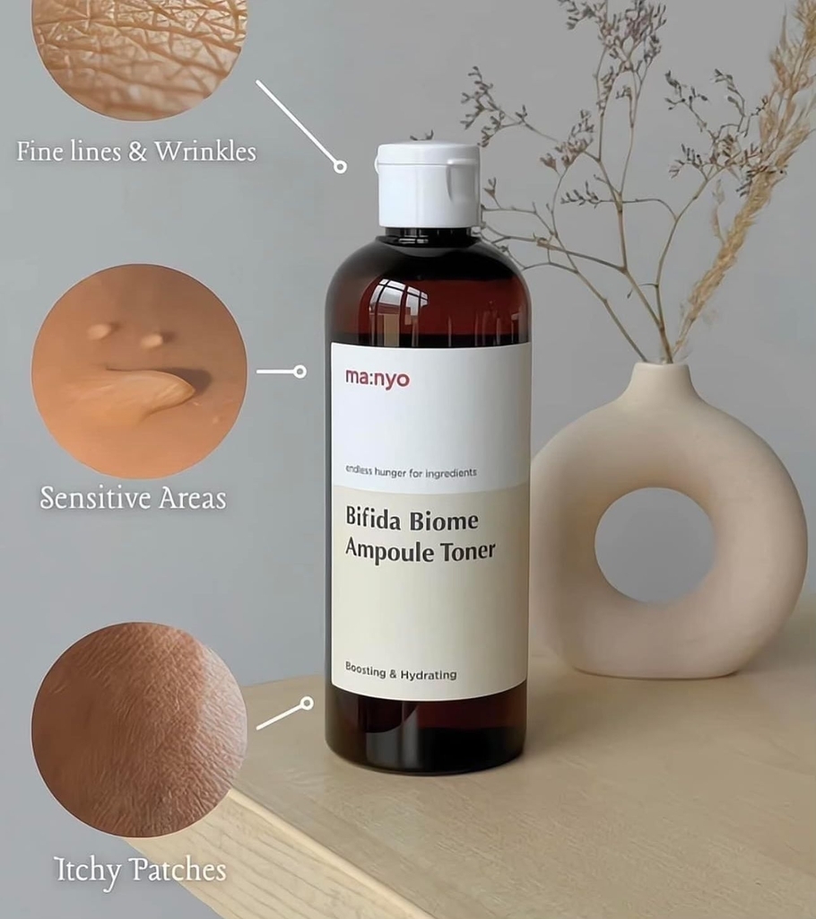 Nước Hoa Hồng Manyo Bifida Biome Ampoule Toner