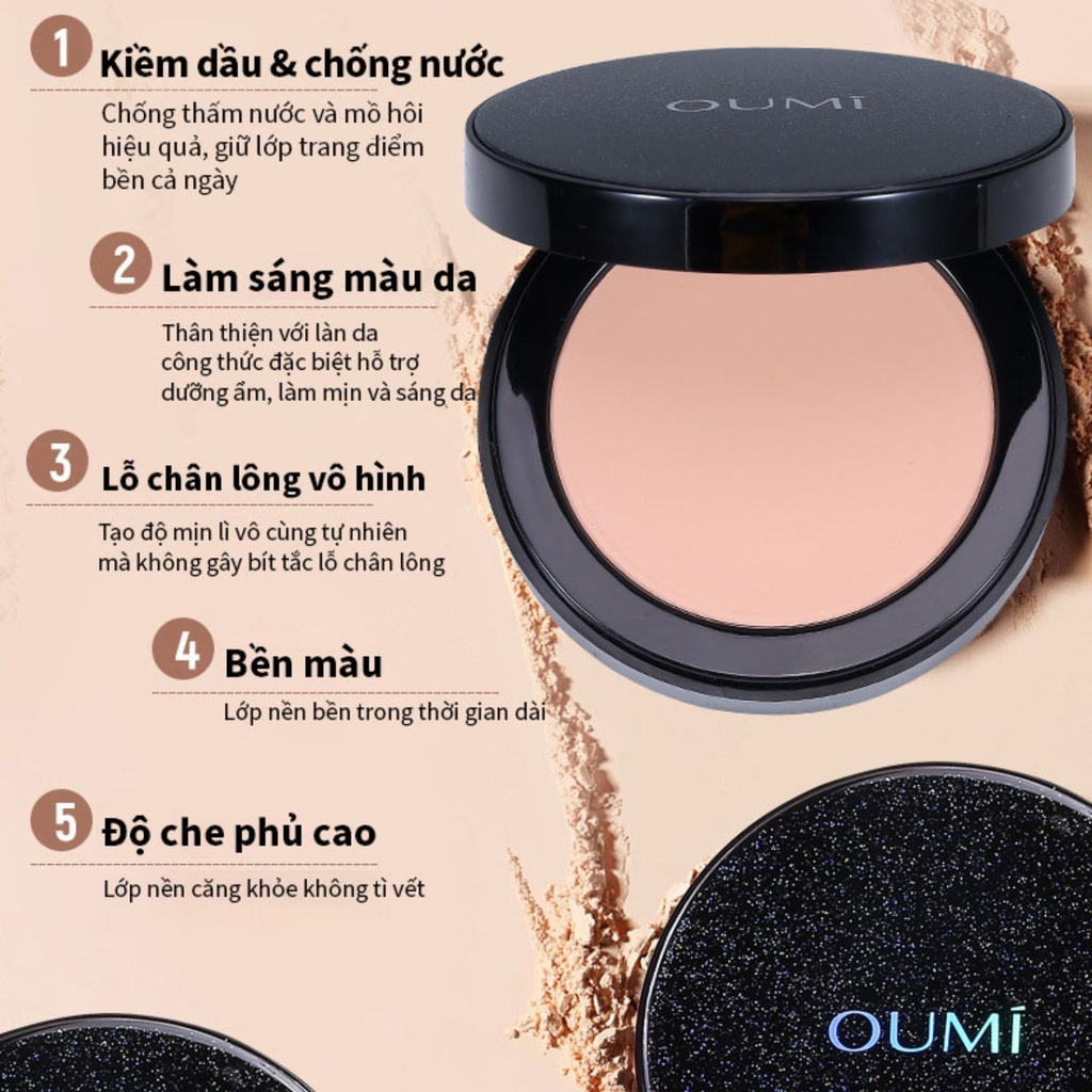 Nền Bánh Oumi Star Makeup Concealer Foundation Cream 20G