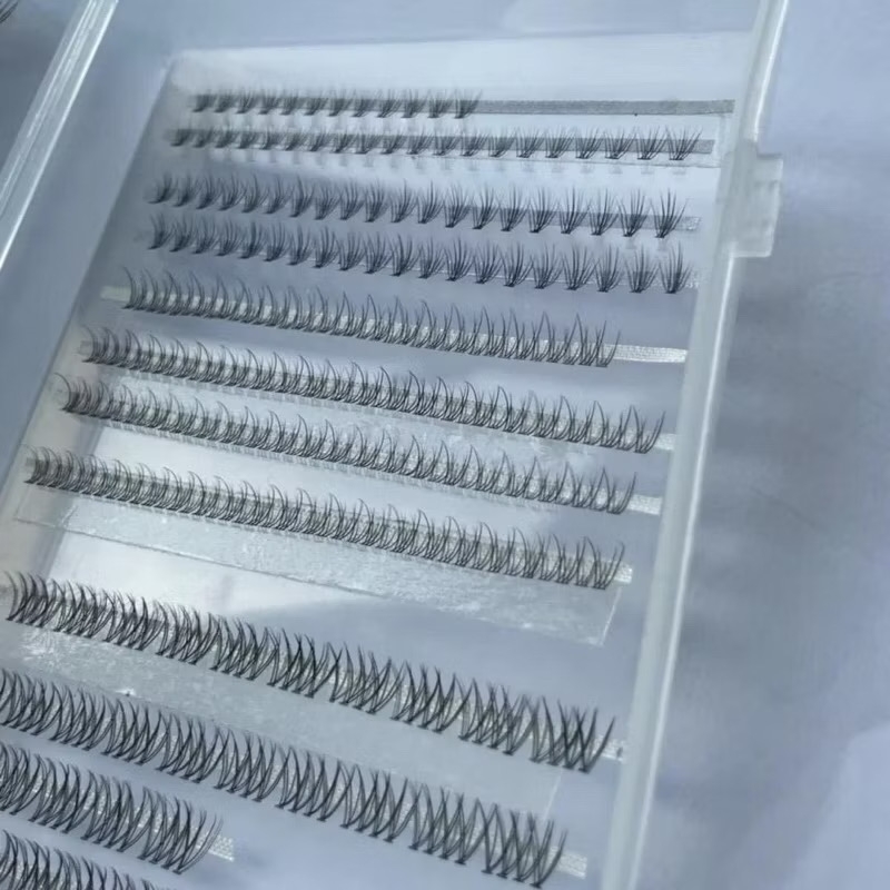 Hộp Đựng Lông Mi Đa Tầng Sẵn 3 Miếng Keo Dính