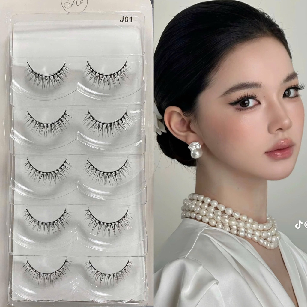 Lông Mi Giả Mi Gân Đen JO