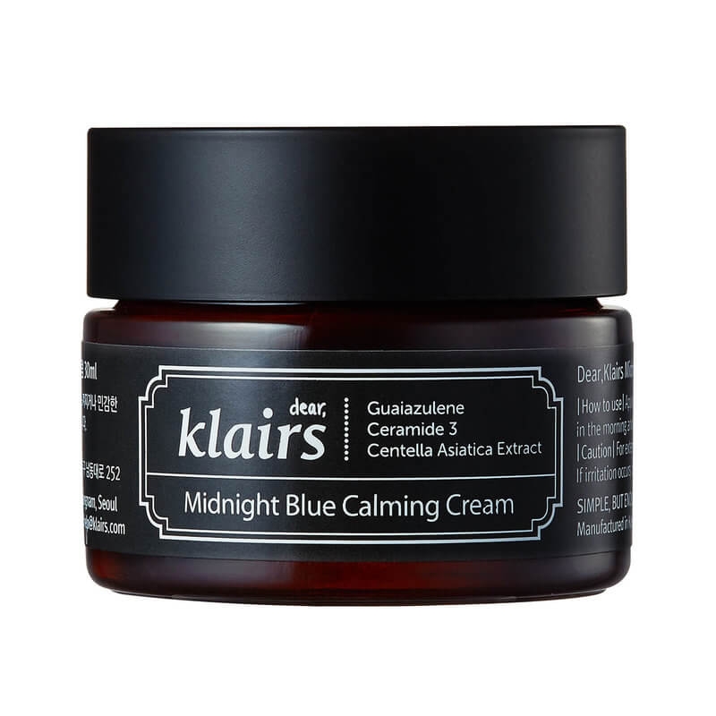 Kem Dưỡng Ẩm Làm Dịu & Phục Hồi Da Ban Đêm  Klairs Midnight Blue Calming Cream