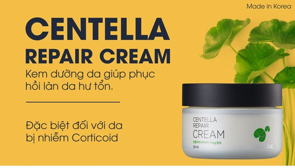 Kem Dưỡng Phục Hồi Rau Má Dưỡng GoodnDoc Centella Repair Cream