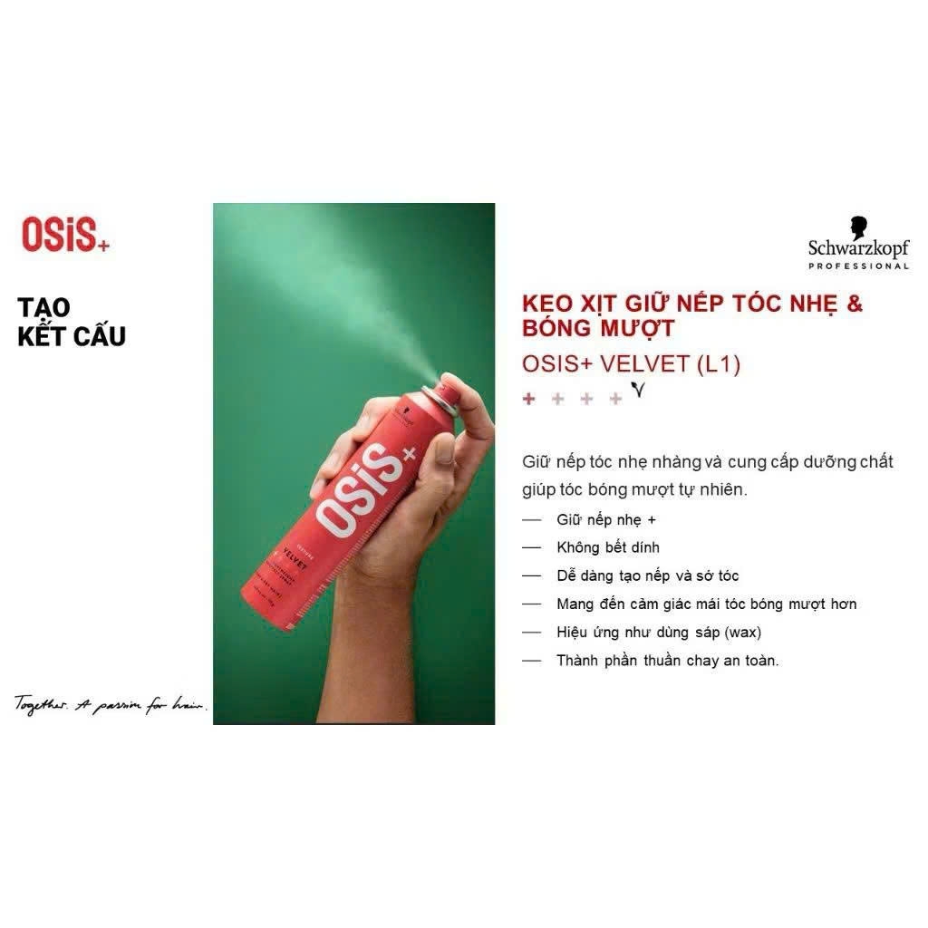 Keo Xịt Tóc Giữ Nếp Osis 300ml