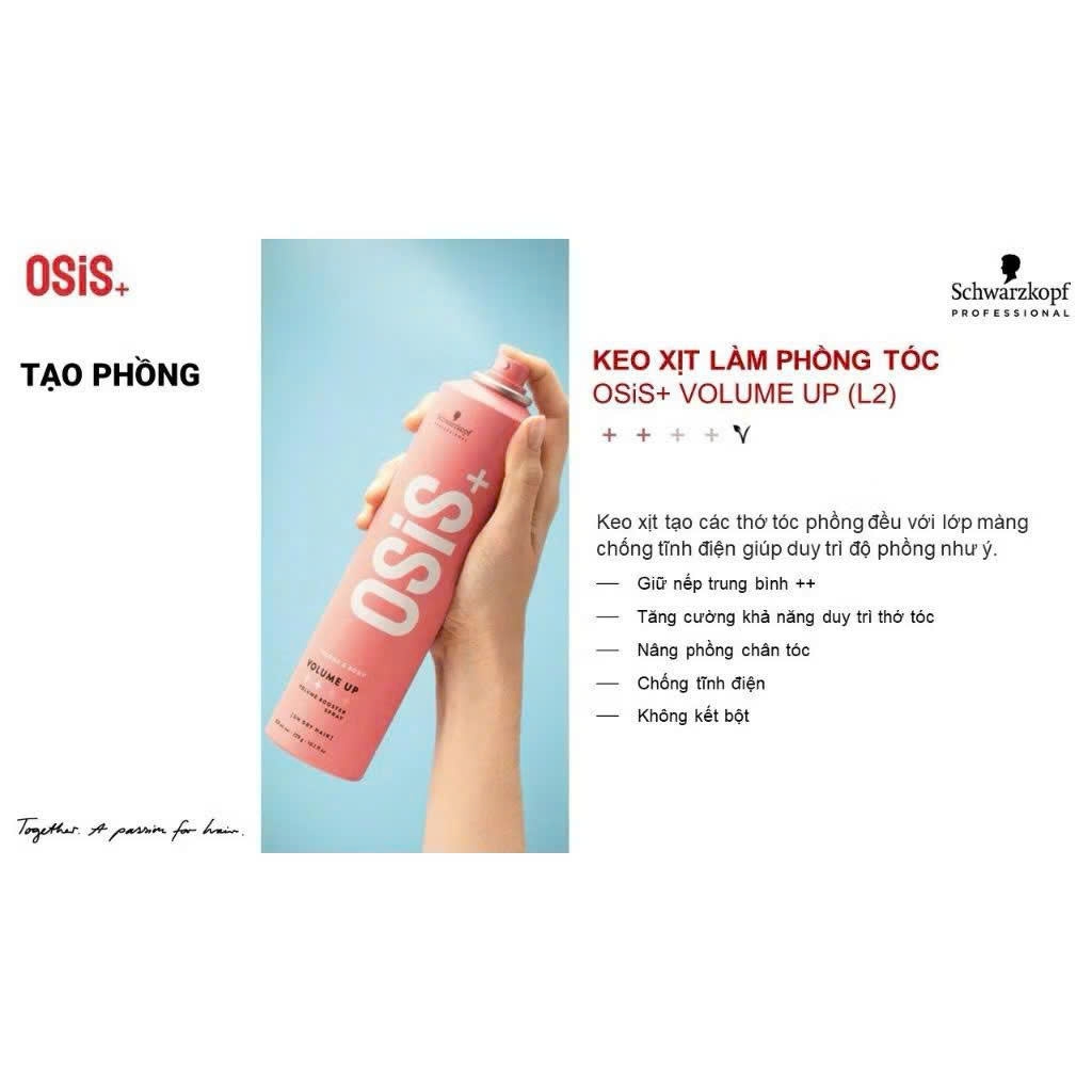 Keo Xịt Tóc Giữ Nếp Osis 300ml