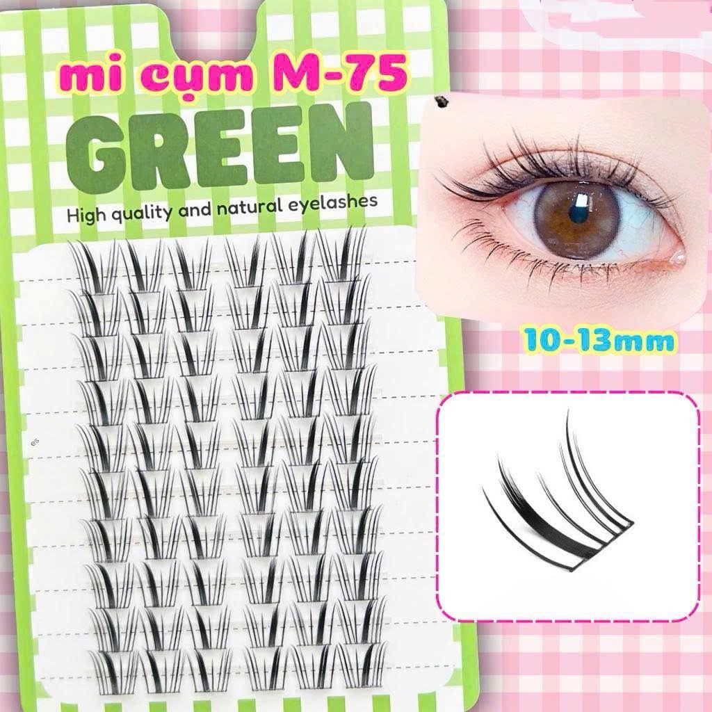 Lông Mi Giả Mi Chùm Chùm Green