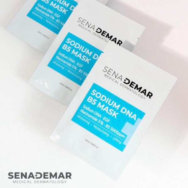Mặt Nạ Cấp Ẩm, Dưỡng Trắng, Phục Hồi Da Sena Demar Sodium DNA B5