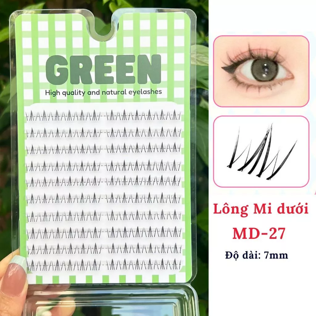 (MI DƯỚI) Lông Mi Chùm Green