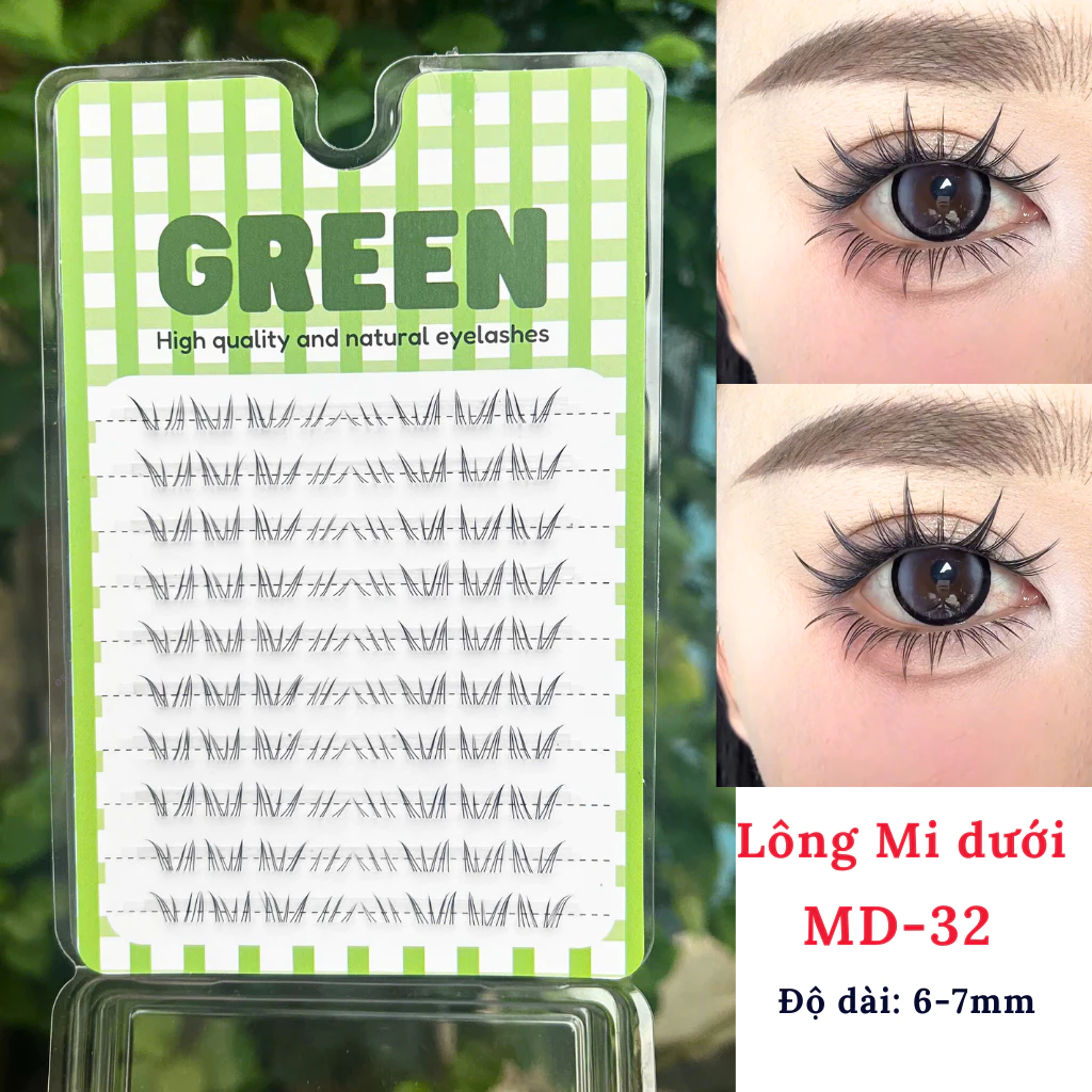 (MI DƯỚI) Lông Mi Chùm Green