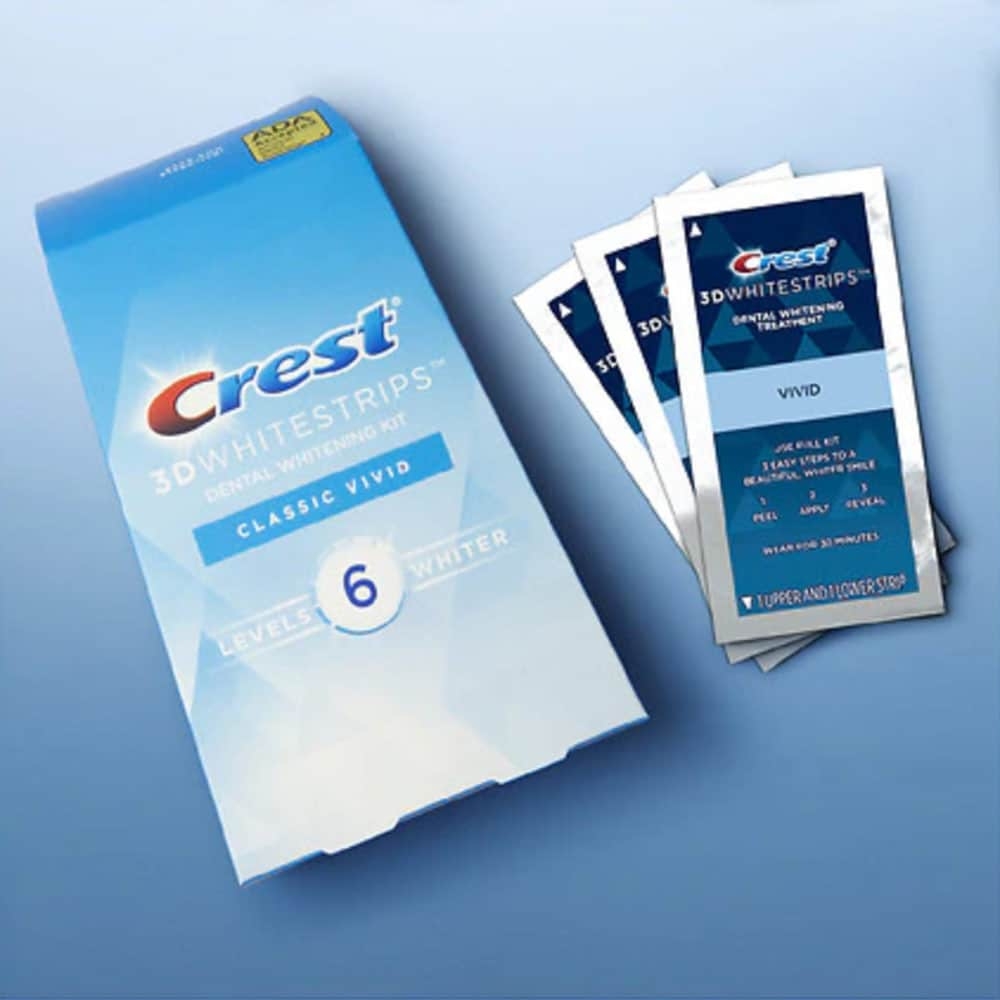Miếng Dán Trắng Răng Crest 3D Whitestrips