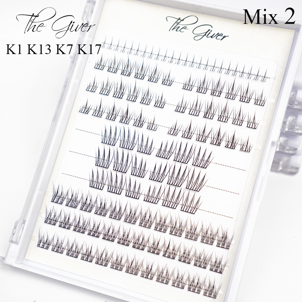Lông Mi Giả Mi Chùm The Giver Mix (Mi Trên Mi Dưới)