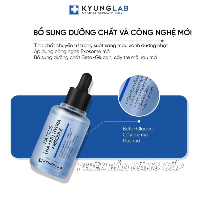 Tinh Chất Dưỡng ẩm Kyung Lab HA Plus (HA+B5) Hydra Ampoule 50ml