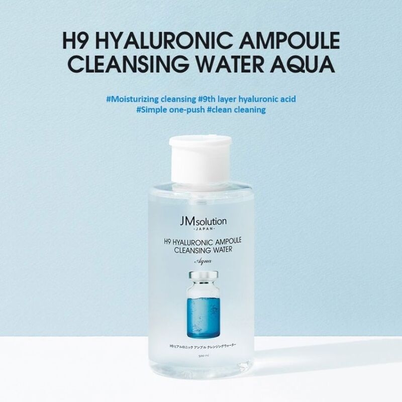 Nước Tẩy Trang JM Solution H9 Hyaluronic Ampoule Cleansing Water