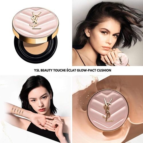 Phấn Nước Cushion YSL Touche Eclat Glow Pact Cushion High Cover Mesh Foundation