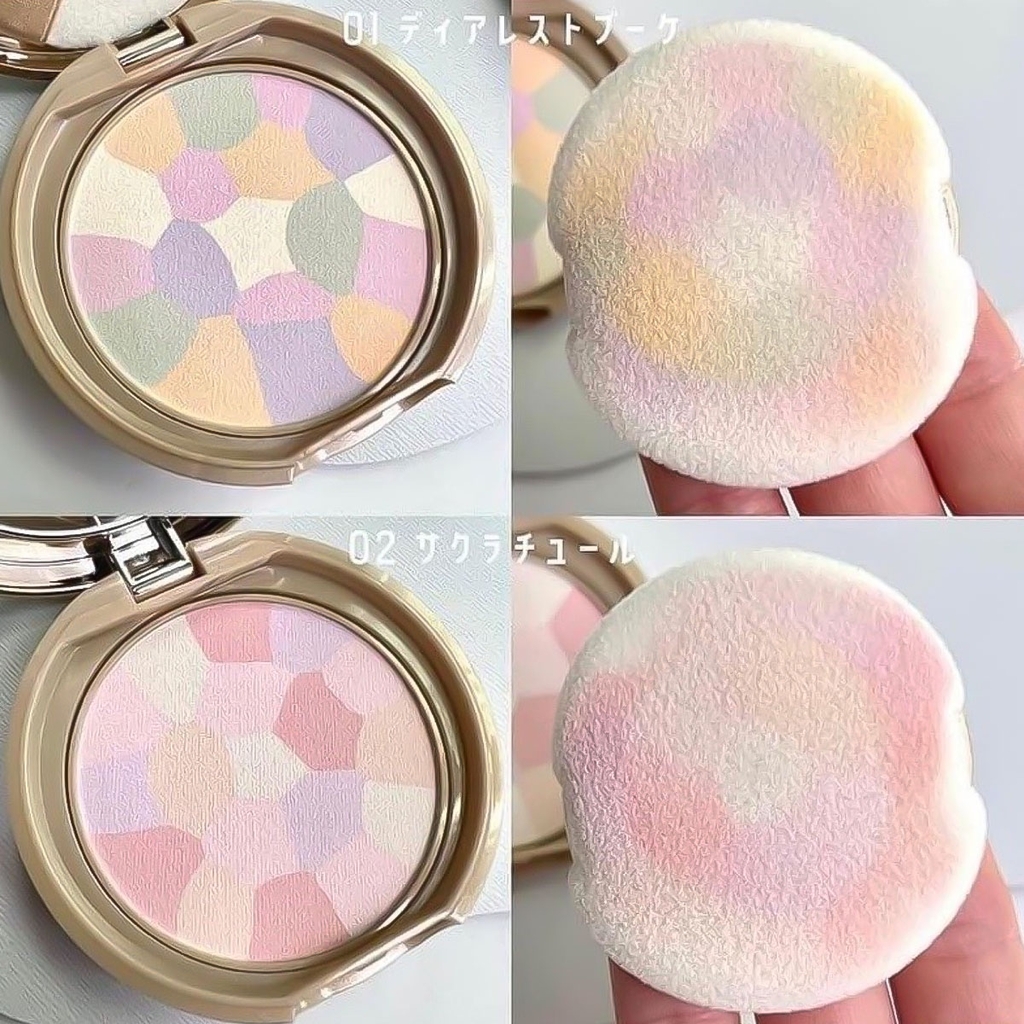 Phấn Phủ Đa Sắc Canmake Marshmallow Finish Powder Abloom Nâng Tông Kiềm Dầu Chỉnh Sắc Tố Da 4g