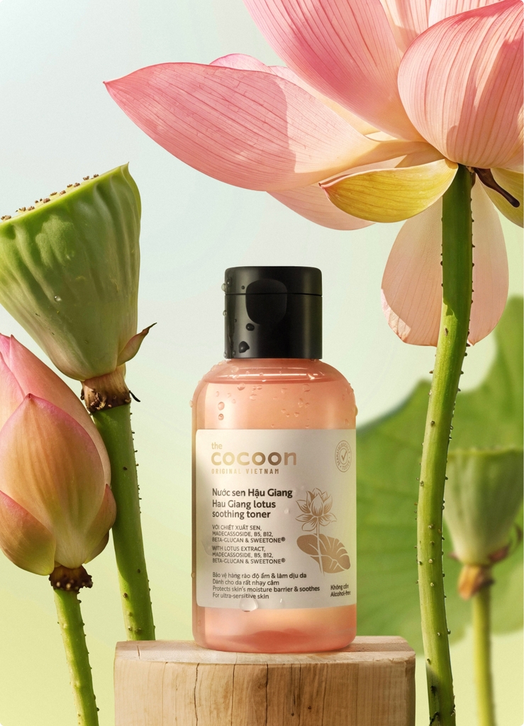 Toner Nước Cân Bằng Da SEN Hậu Giang Cocoon