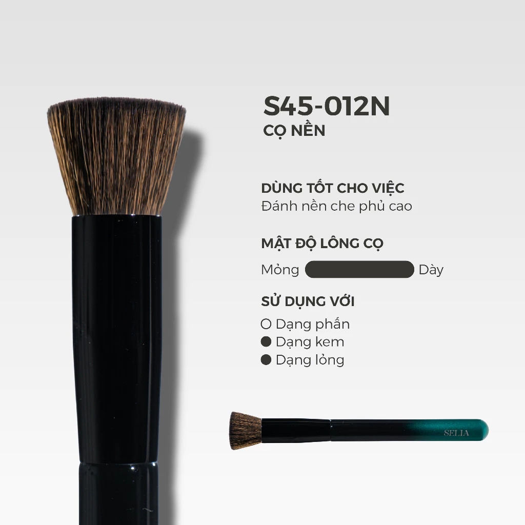 Cọ Lẻ Selia Thân Gỗ Công Nghiệp Lông Mềm