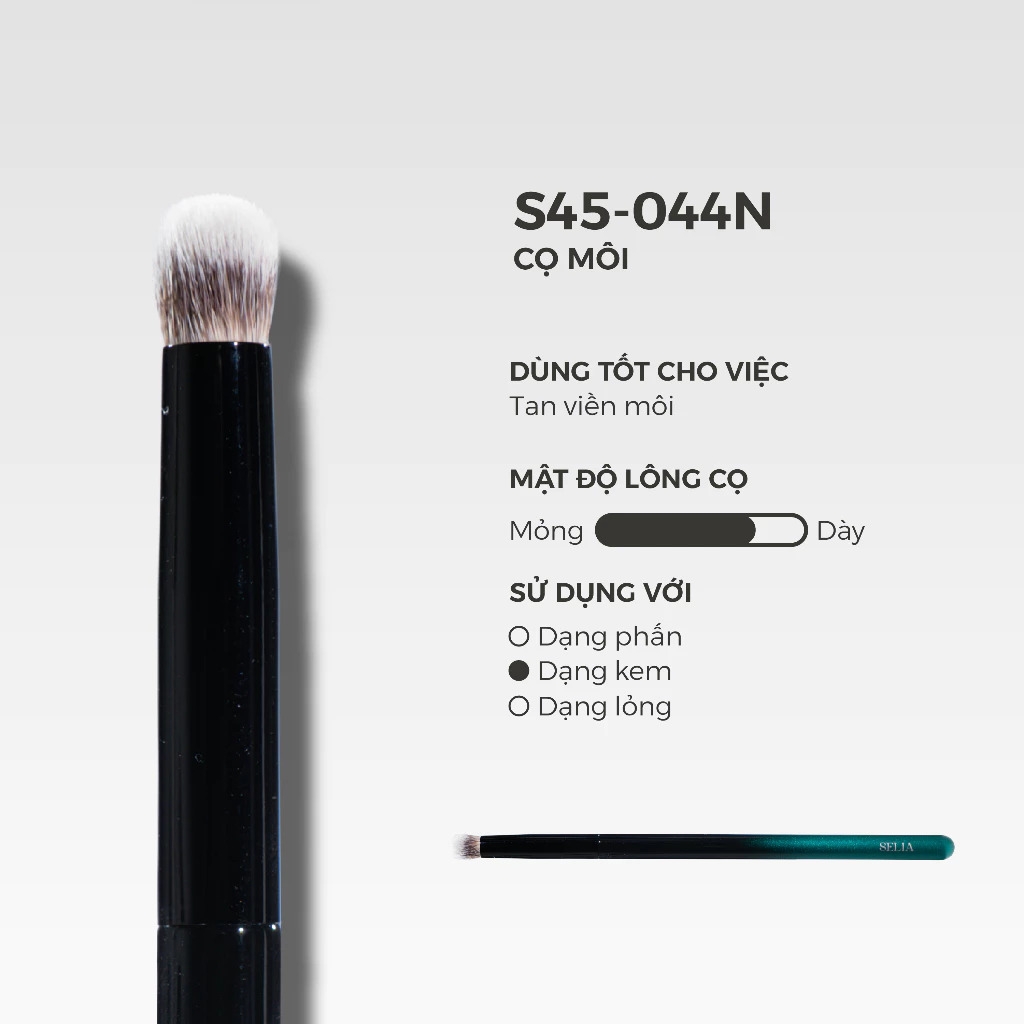 Cọ Lẻ Selia Thân Gỗ Công Nghiệp Lông Mềm