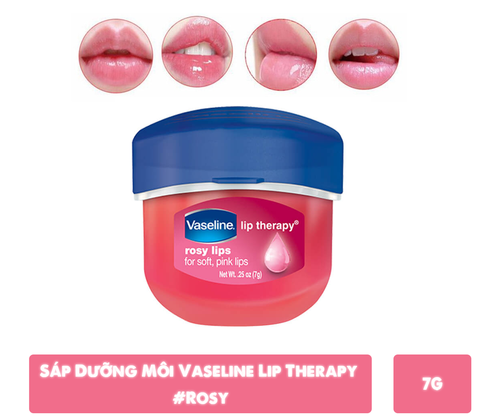 Sáp Dưỡng Môi Vaseline Lip Therapy 7g
