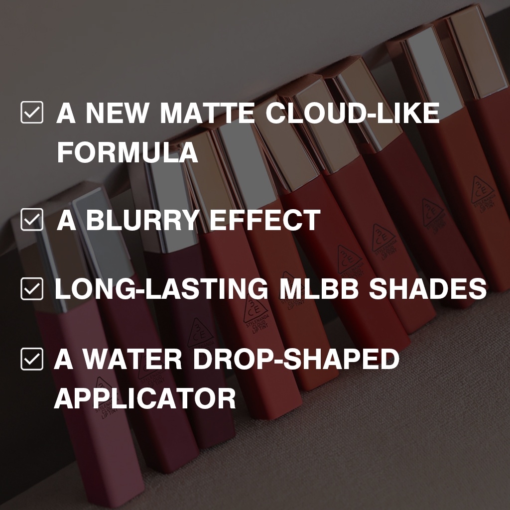 Son 3CE Kem Cloud Lip Tint 4g