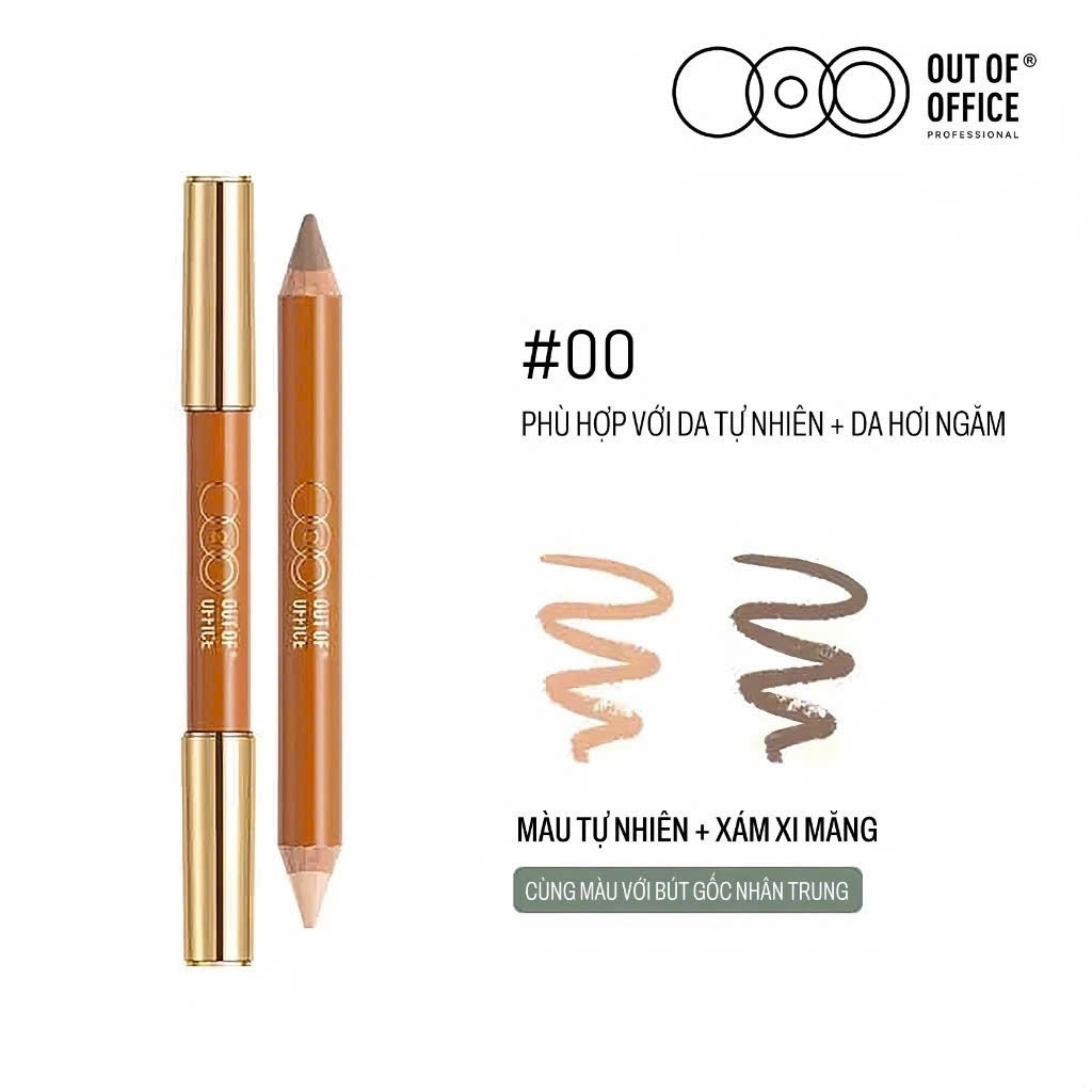 Bút Tạo Khối Và Bắt Sáng 2 Đầu Out Of Office Contour & Highlight Duo Pencil