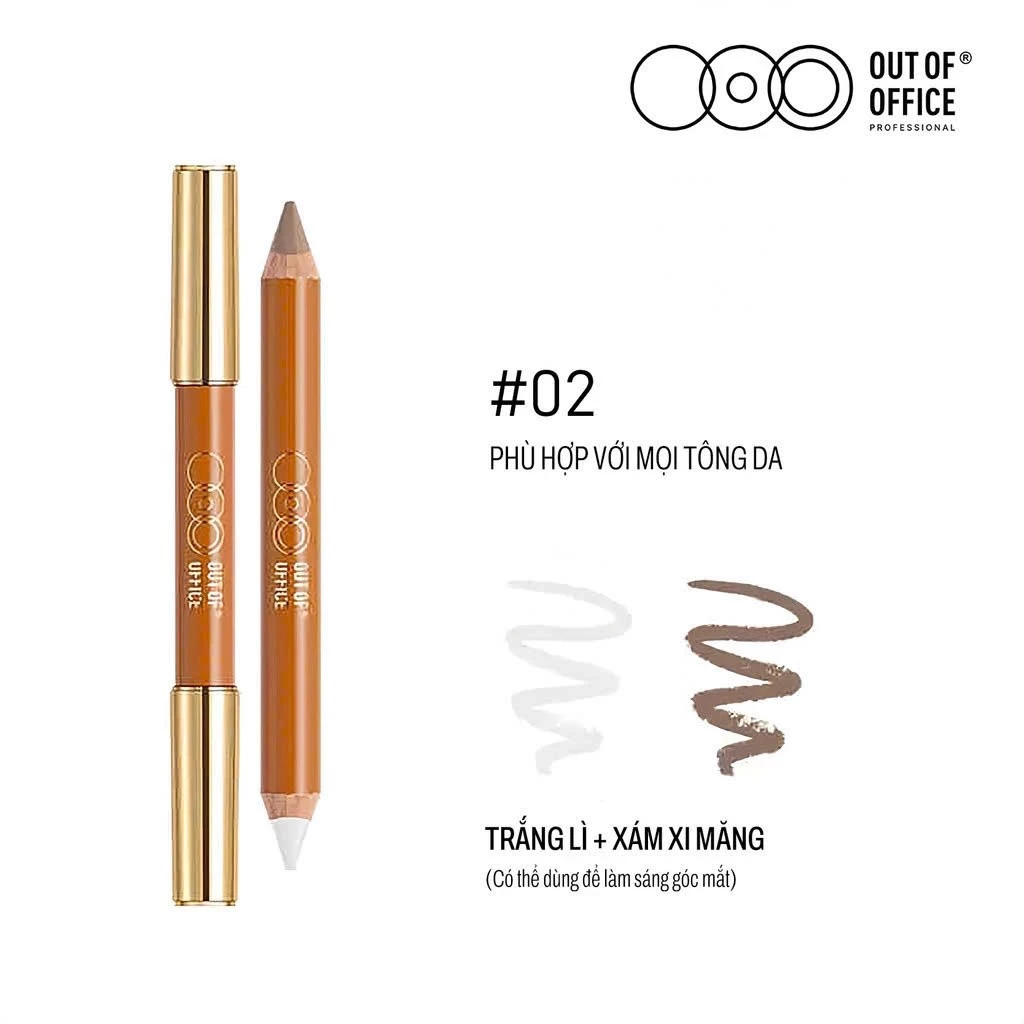 Bút Tạo Khối Và Bắt Sáng 2 Đầu Out Of Office Contour & Highlight Duo Pencil