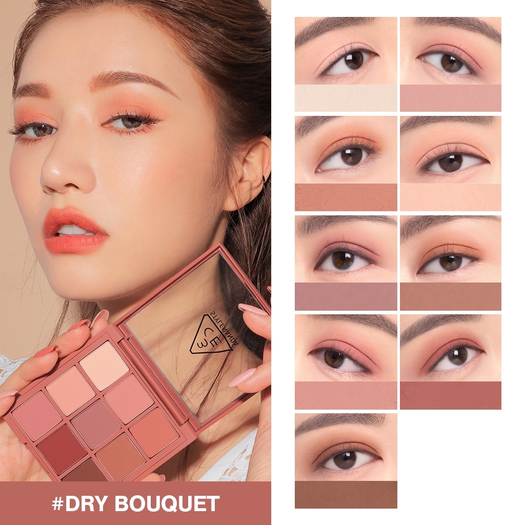 Bảng Phấn Mắt 3CE Multi Eye Palette Smoother 9 ô