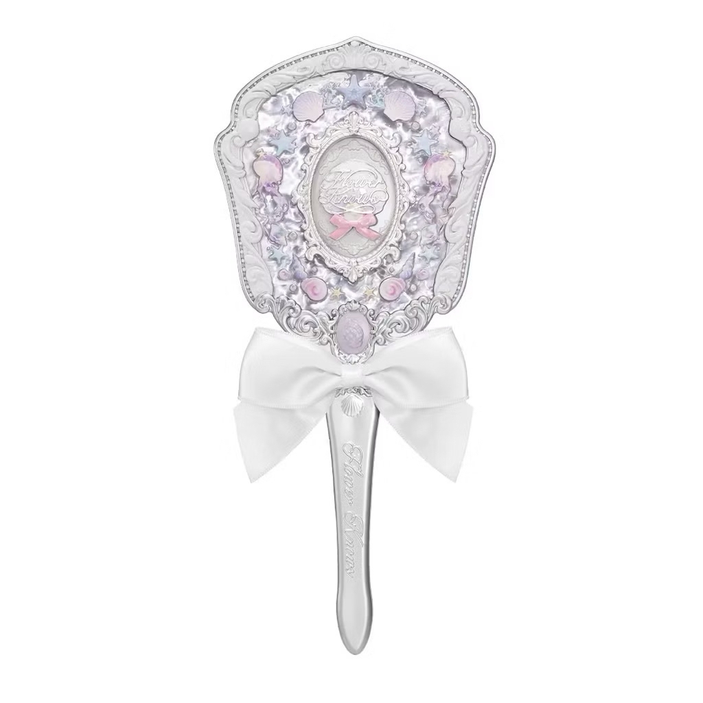 Gương Cầm Tay Gương Tiểu Thư Flower Knows Hoa Biết Vỏ Sò Shell's Jewel