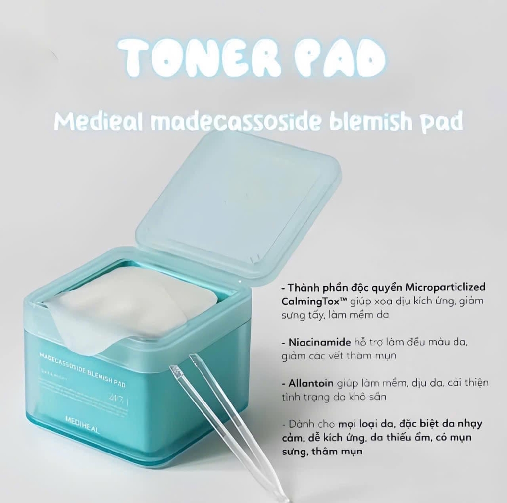 Toner Pad Mediheal Ampoule Pad 100 Pads