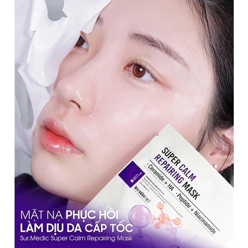 Mặt Nạ Phục Hồi, Làm Dịu Da Cấp Tốc Sur.Medic+ Super Calm Repairing Mask