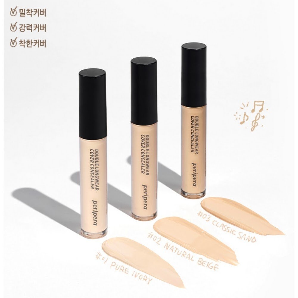 Che Khuyết Điểm Peripera Double Longwear Cover Concealer