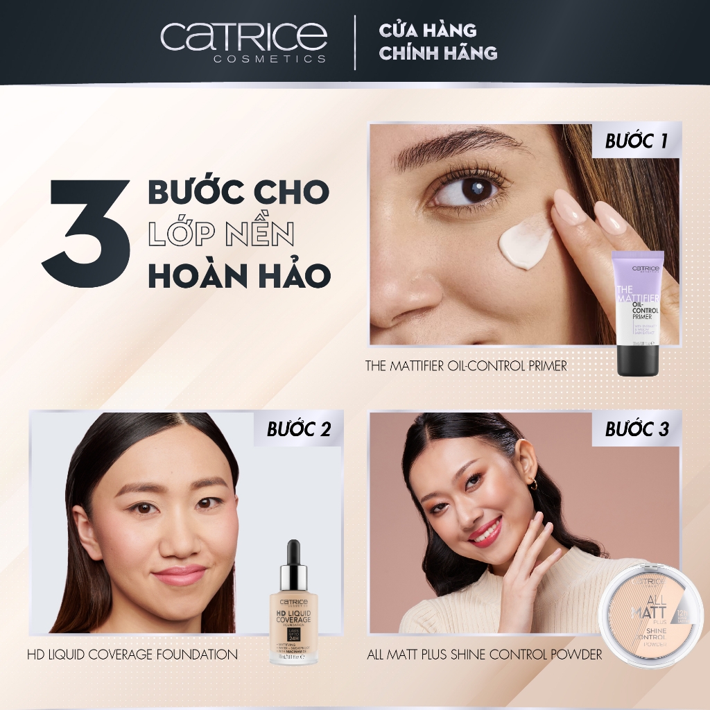 Kem Nền Catrice HD Liquid Coverage Foundation 30ml