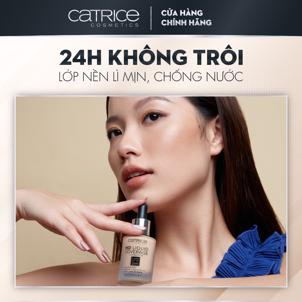 Kem Nền Catrice HD Liquid Coverage Foundation 30ml