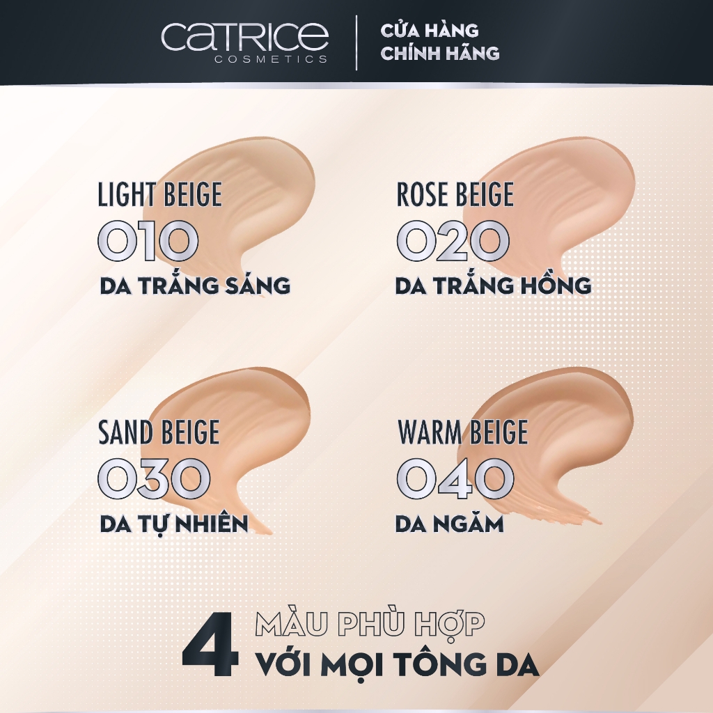 Kem Nền Catrice HD Liquid Coverage Foundation 30ml