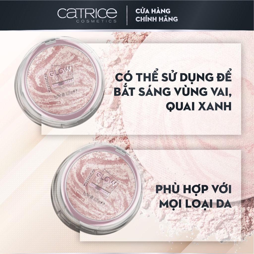 Phấn Bắt Sáng  Catrice Glow Lover Oil-Infused Highlighter