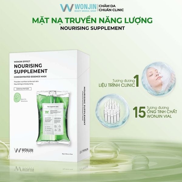 Mặt Nạ Wonjin Phục Hồi Da Effect Nourishing Supplement Concentrated Essence Mask 30g
