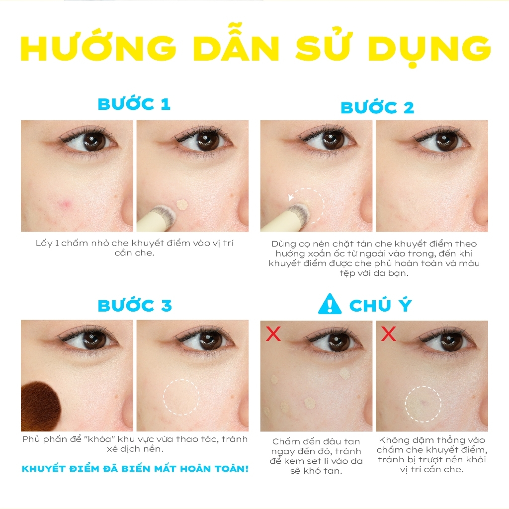 Kem che khuyết điểm Lemonade Matte Addict Concealer 3g