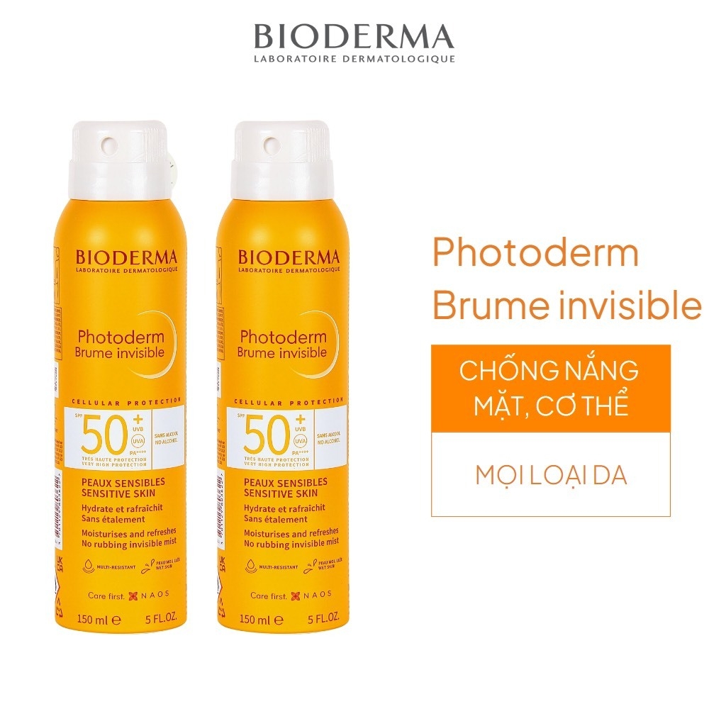 Xịt Chống Nắng Bioderma Photoderm Max Brume Solaire SPF 50+
