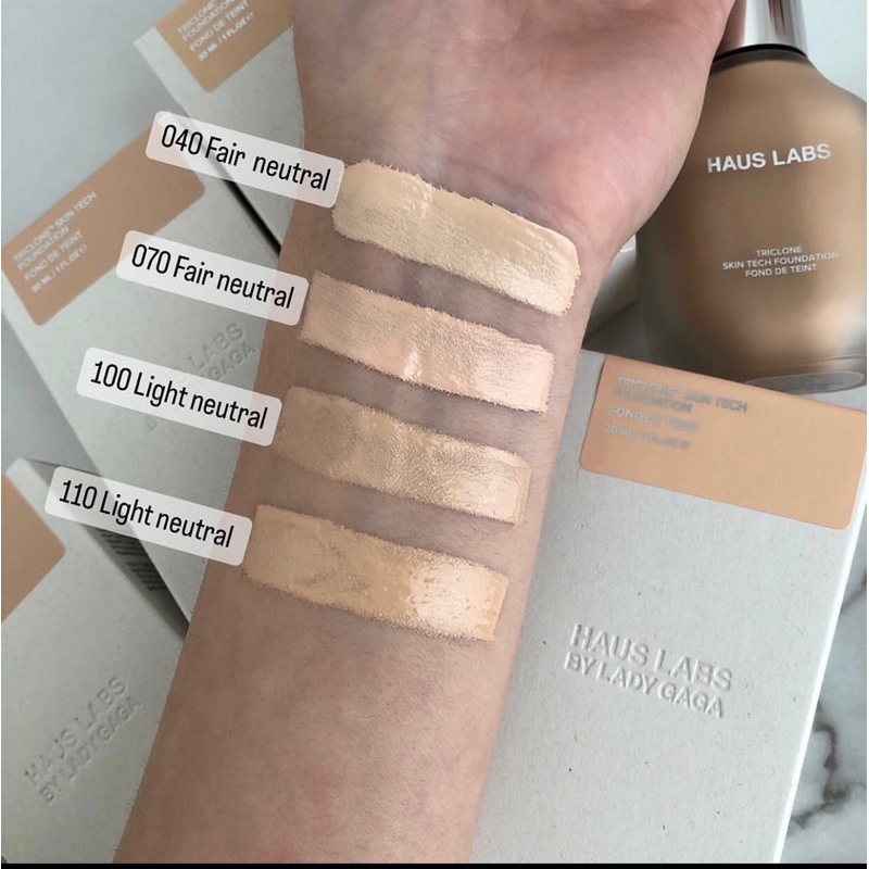 Kem Nền Haus Labs By Lady Gaga Triclone Skin Tech Medium Coverage Foundation with Fermented Arnica