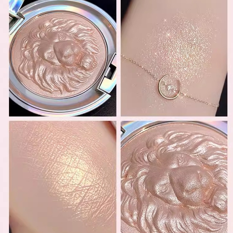 Phấn Bắt Sáng Highlight Lion Gloss Powder Nhũ Siêu Mềm Mịn Lâu Trôi