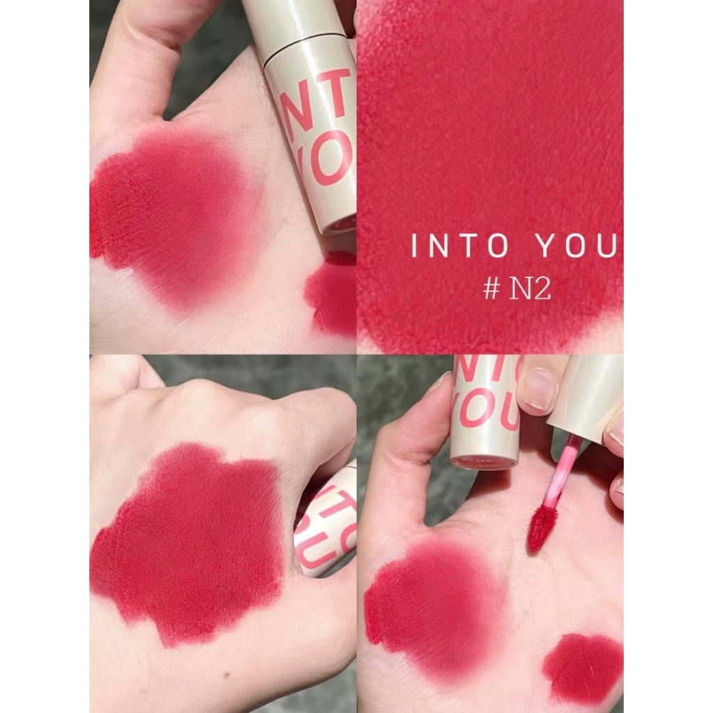 Son Kem Bùn Môi Lì Mềm Mịn INTO YOU Customized Airy Lip Mud