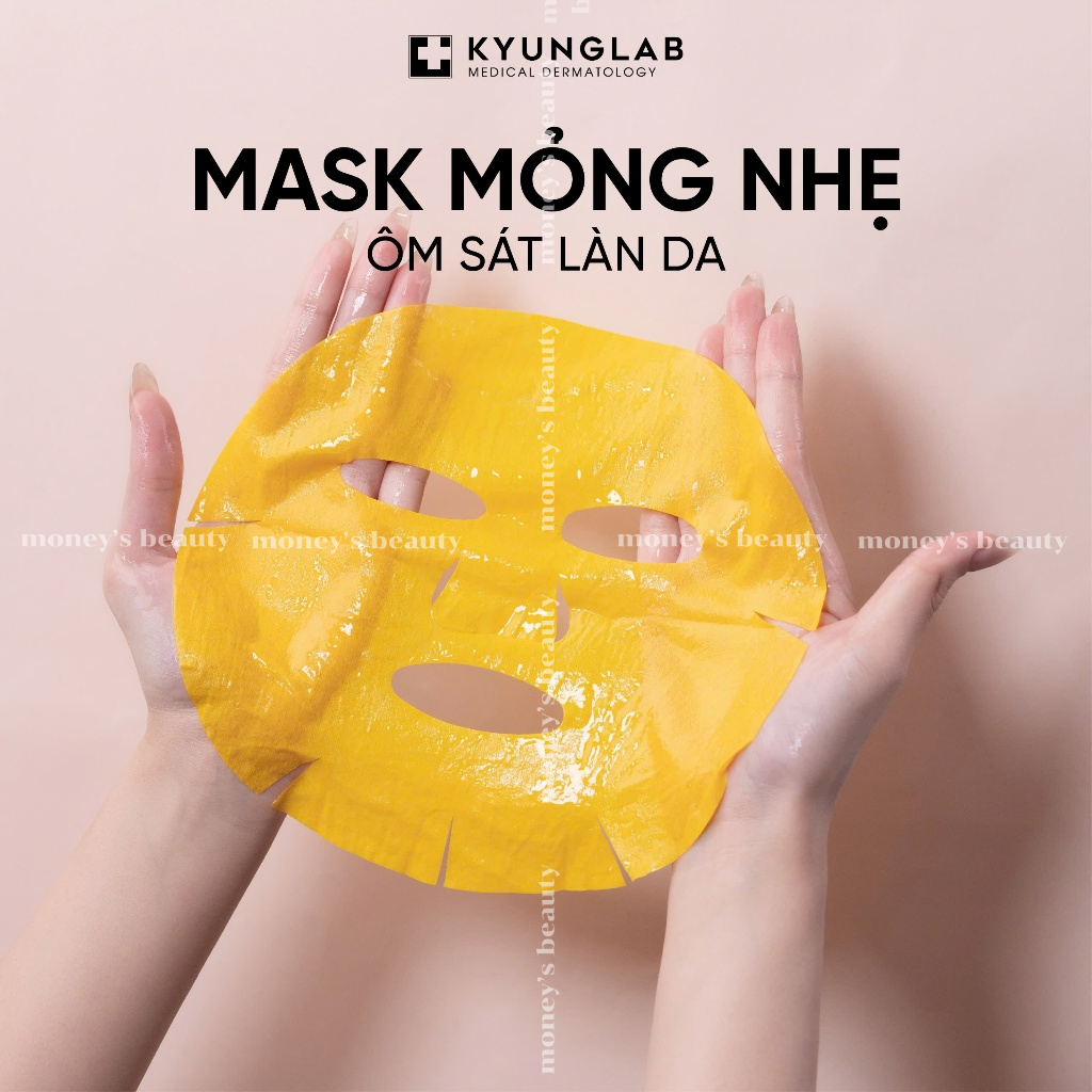 Mặt Nạ Dưỡng Sáng Phục Hồi Kyung Lab Allantoin CiCa Ultra Light Calming Mask (1 Miếng))
