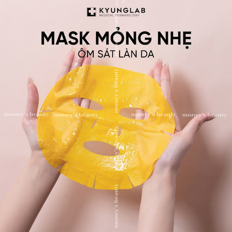 Mặt Nạ Dưỡng Sáng Phục Hồi Kyung Lab Allantoin CiCa Ultra Light Calming Mask (1 Miếng))