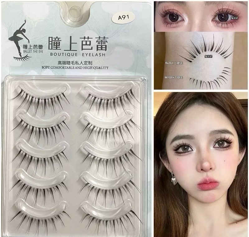 Lông Mi Cặp Mi Giả Ballet Gân Trong