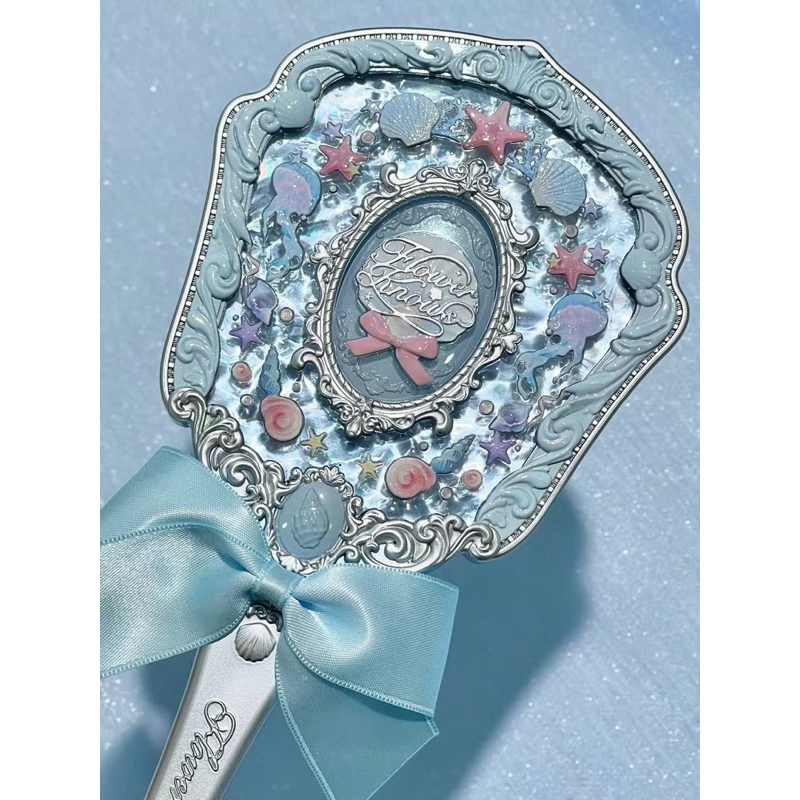 Gương Cầm Tay Gương Tiểu Thư Flower Knows Hoa Biết Vỏ Sò Shell's Jewel