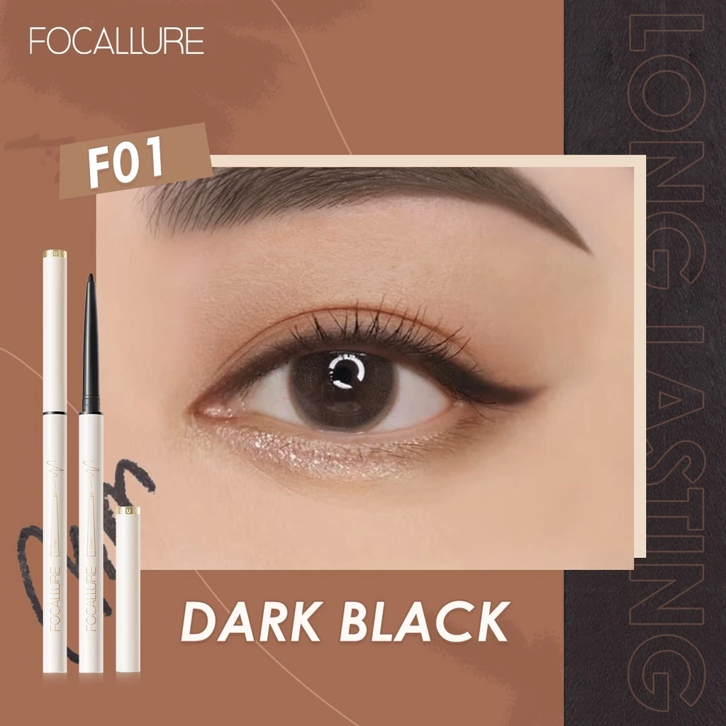 Chì Kẻ Mắt Focallure Dạng Gel 1.7mm Đầu Mảnh Chống Thấm Nước