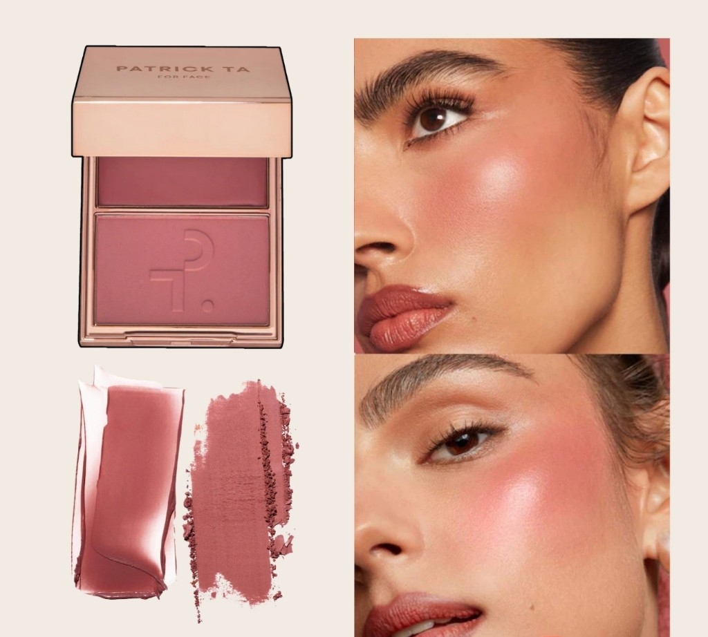 Má Hồng PaTrick Ta Double-Take Cream And Powder Blush Duo