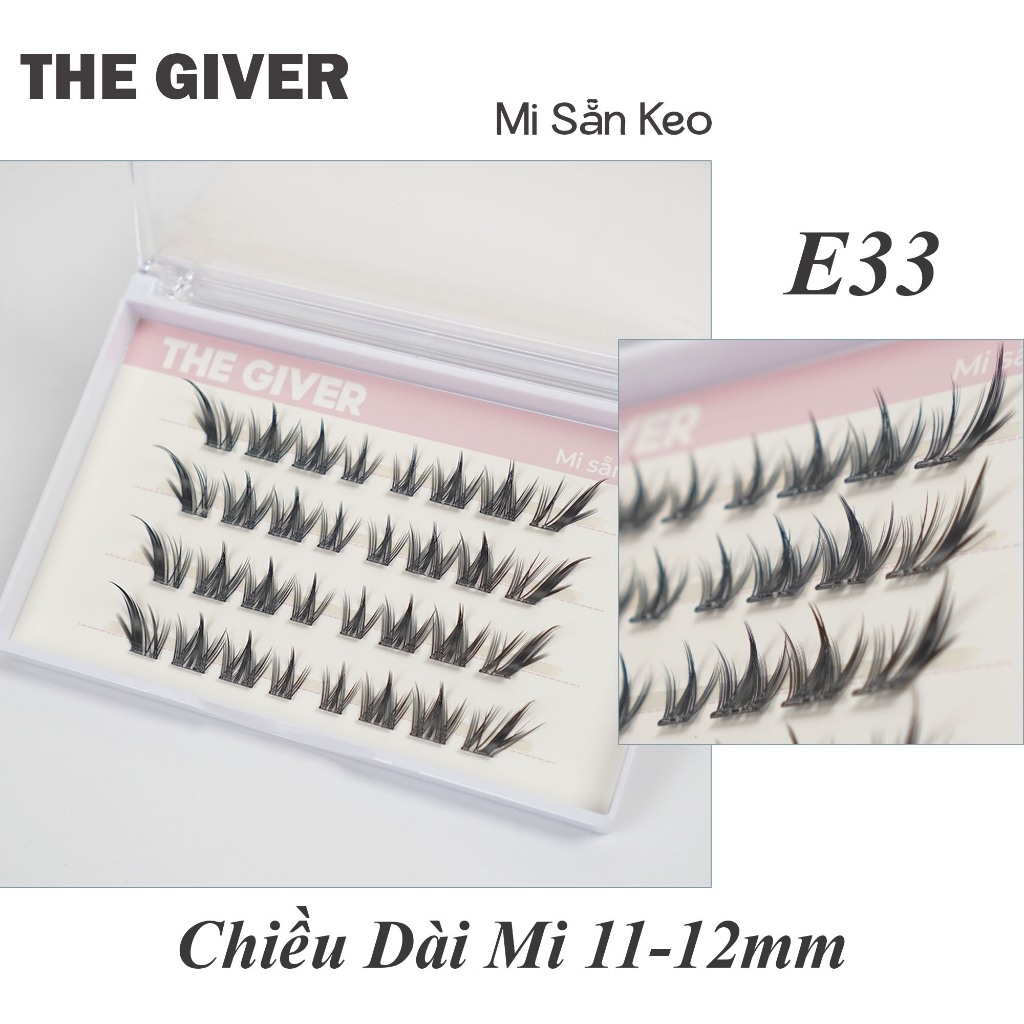 Lông Mi  Giả Tự Dính , Mi Chùm  The Giver (sẵn keo)