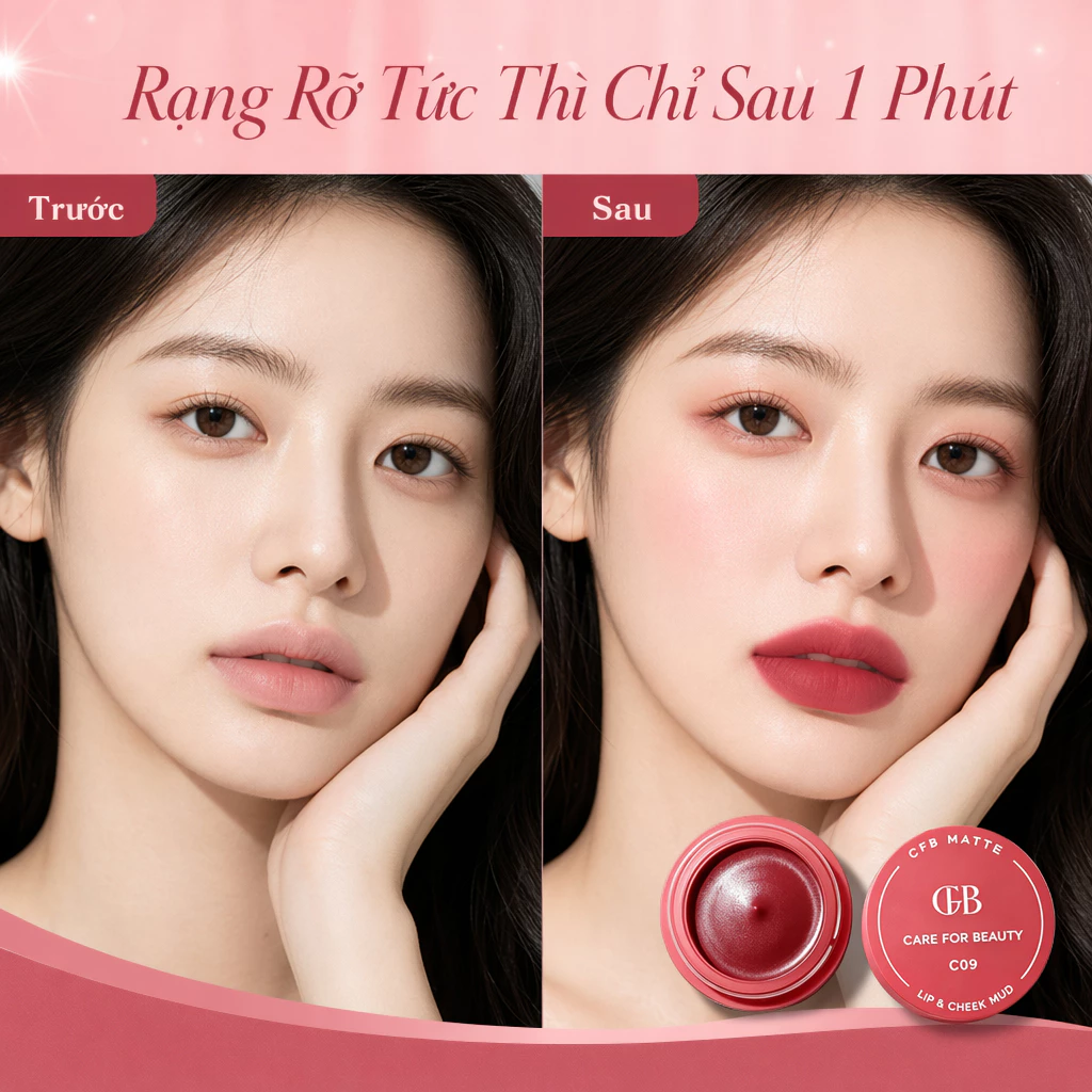 Son Hủ Bùn CFB Beauty Bền Màu Không Khô Môi 5g