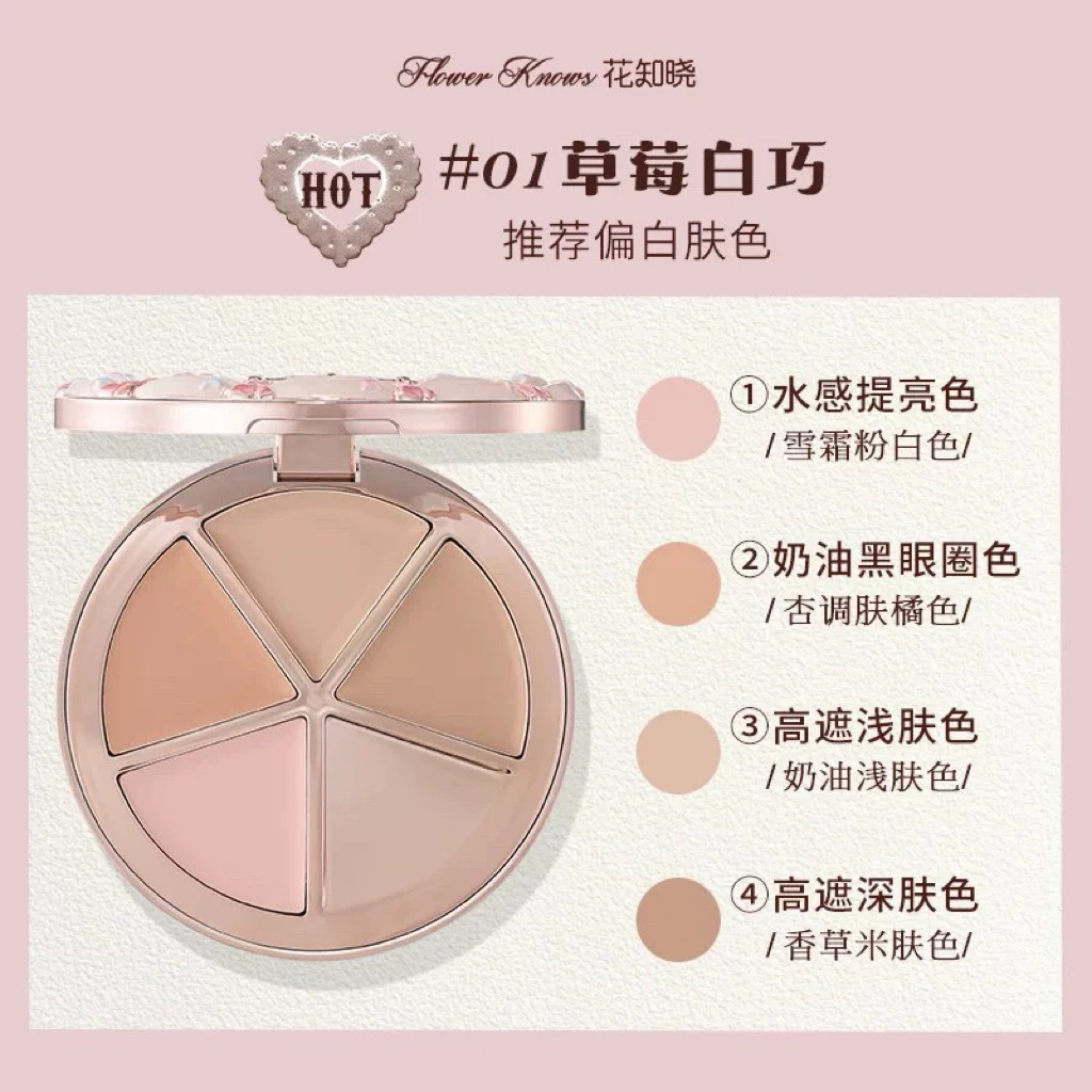 Bảng Che Khuyết Điểm  Flower Knows The Sweetie Bear Collection