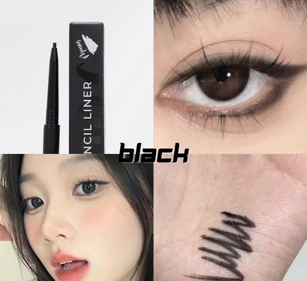 Bút Chì Kẻ Mắt Mona Waterproof Pencil Liner Mảnh, Lâu Trôi Chống Nước